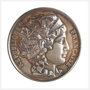 Silbermedaille Frankreich