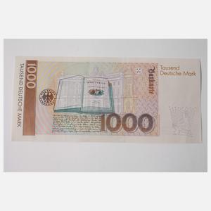 Geldschein 1000 DM