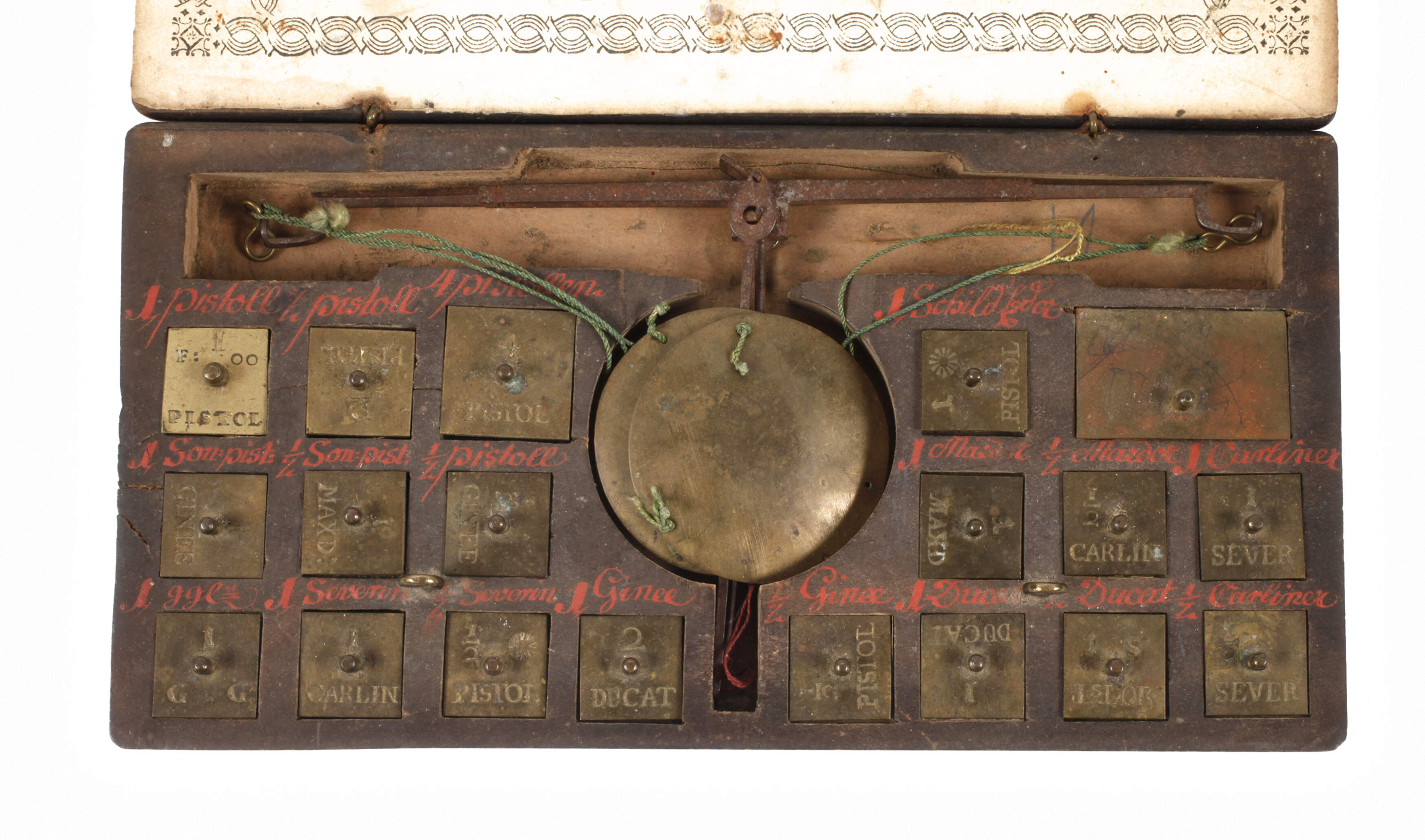 Münzwaage Johann Peter Braselmann