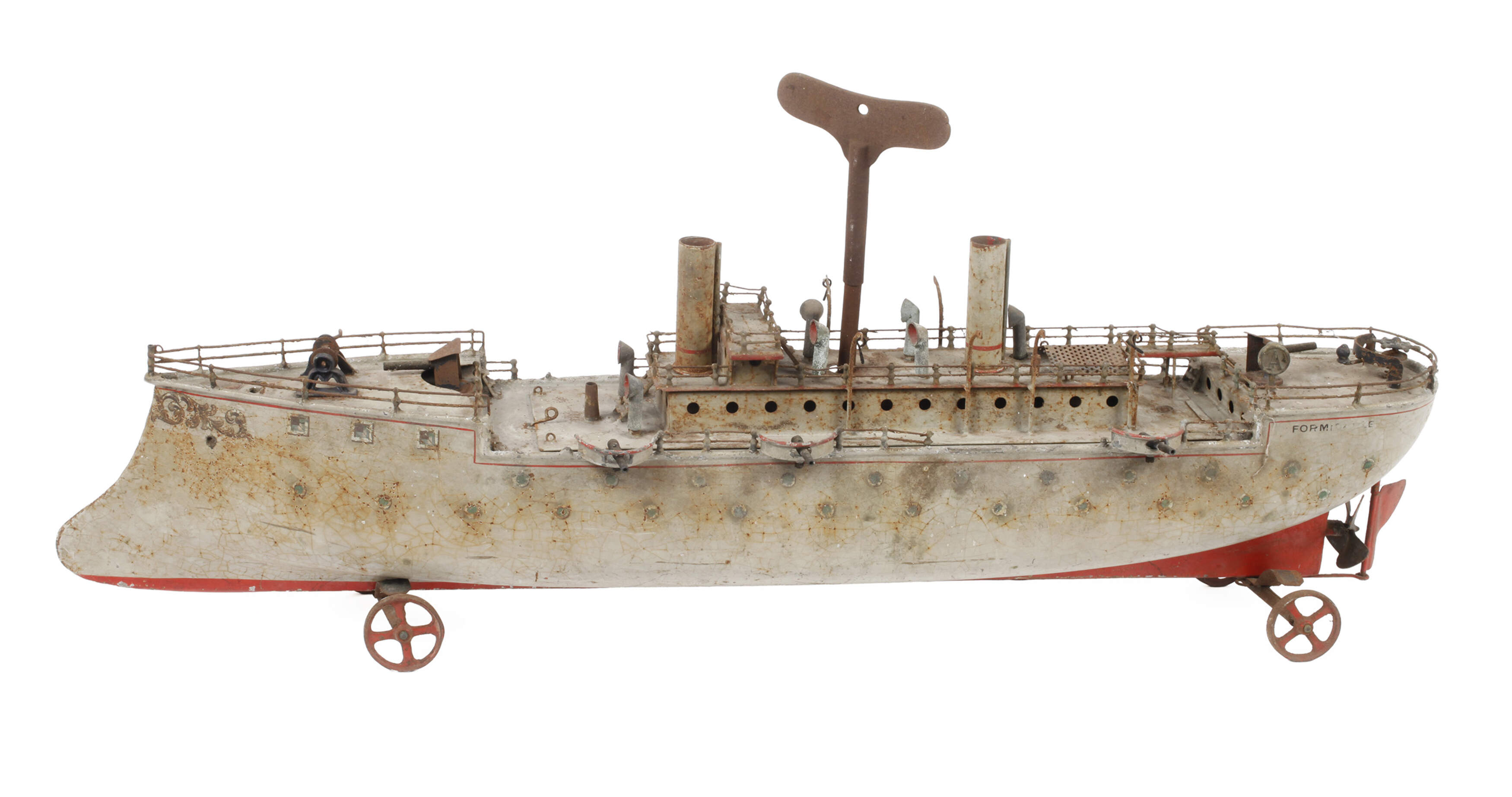 Frühes Bing Kriegsschiff "Formidable"