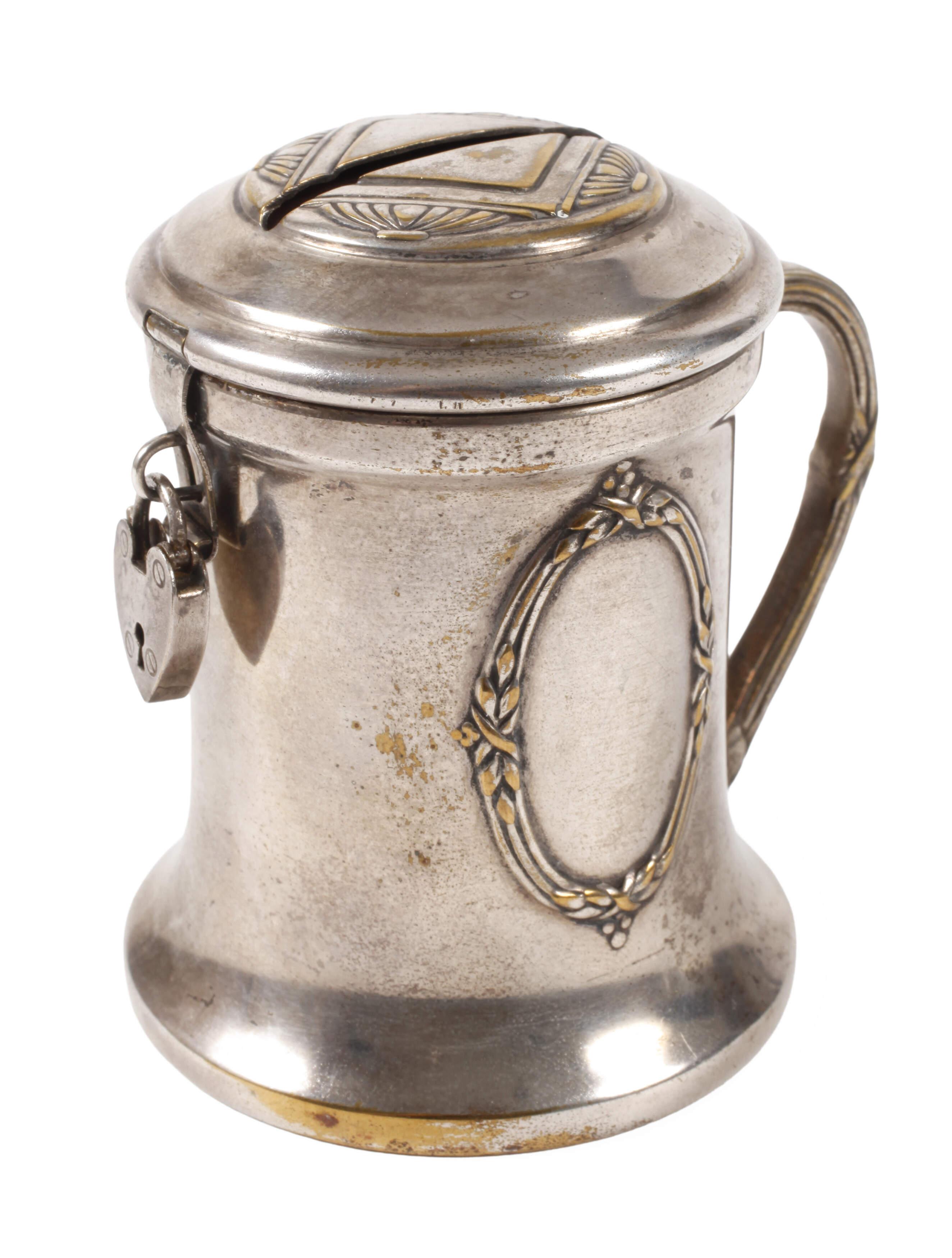 Spardose als Deckelhumpen