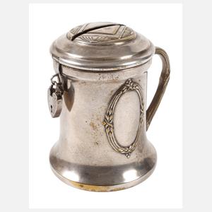 Spardose als Deckelhumpen