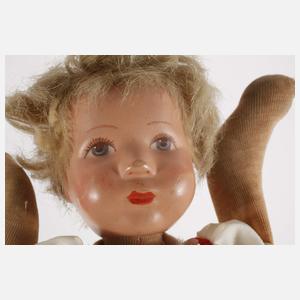 Drei Käthe Kruse Puppen als Familie