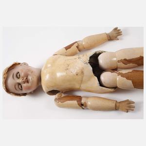 Zwei große Armand Marseille Porzellankopfpuppen