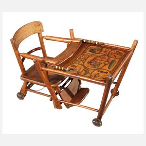 Naether Kinderstuhl mit Zeppelinmotiv