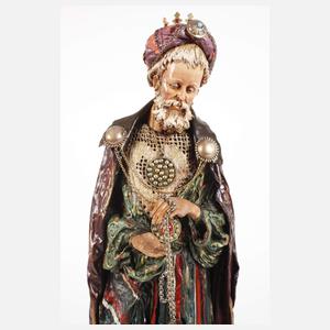 Vier große Angela Tripi Krippenfiguren