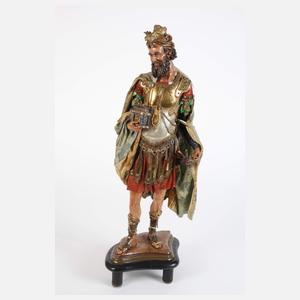 Vier große Angela Tripi Krippenfiguren