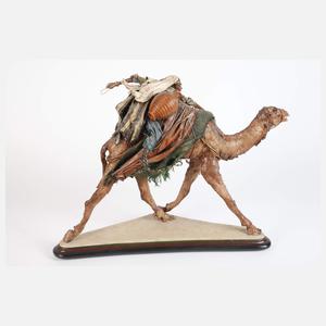 Vier große Angela Tripi Krippenfiguren