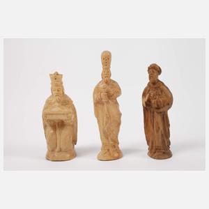 Set Krippenfiguren Olivenholz