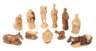 Set Krippenfiguren Olivenholz