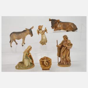 Alpenländische Weihnachtskrippe