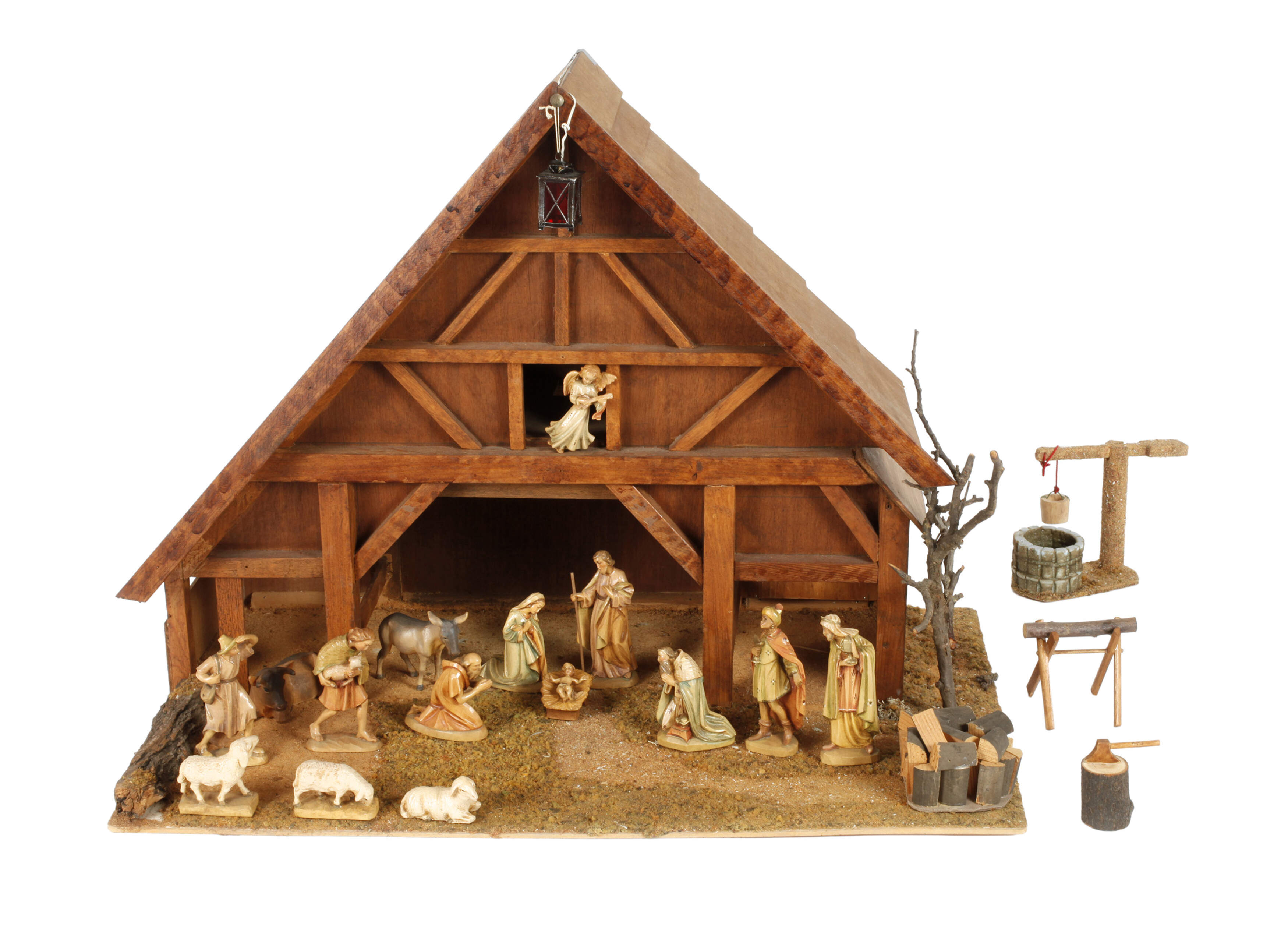 Alpenländische Weihnachtskrippe