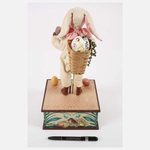 Puppen-Halbautomat "Frohe Ostern" mit Spielwerk