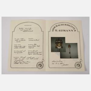 Klassizistische Wanduhr