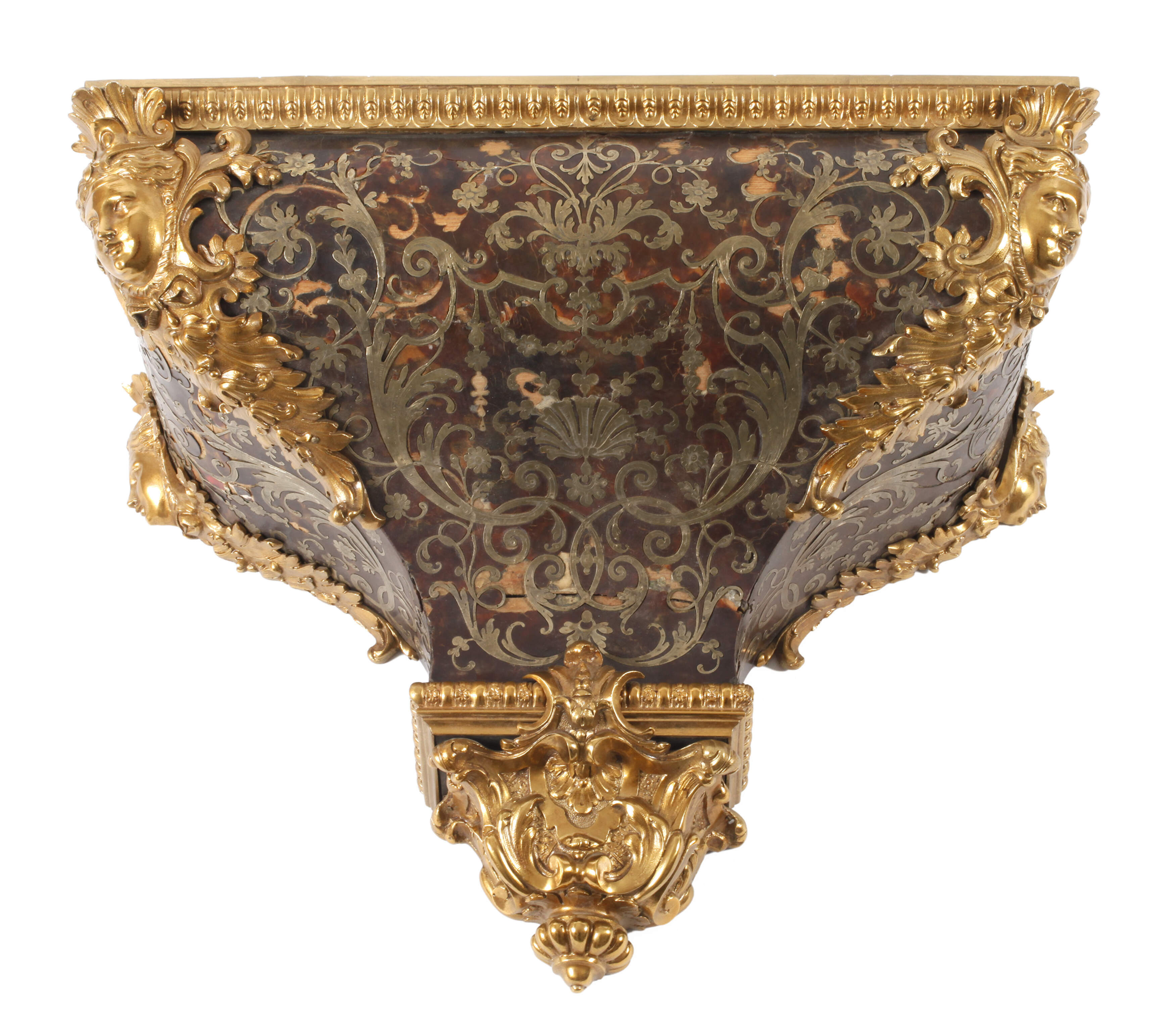 Boullé-Uhrenkonsole