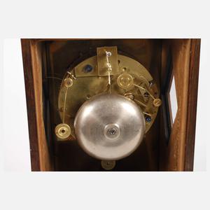 Biedermeier-Tischuhr mit Wecker