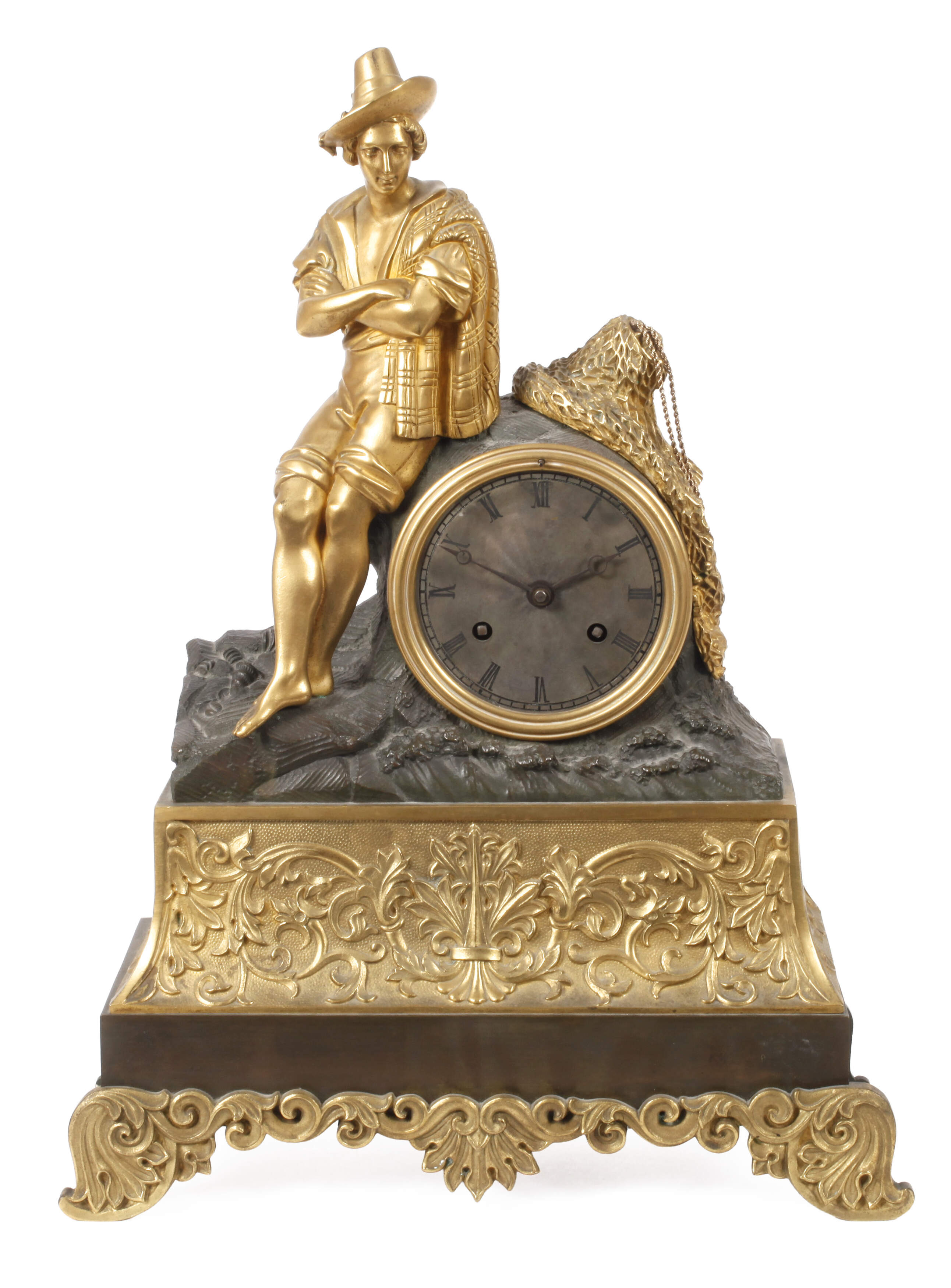 Figurenpendule Bronze