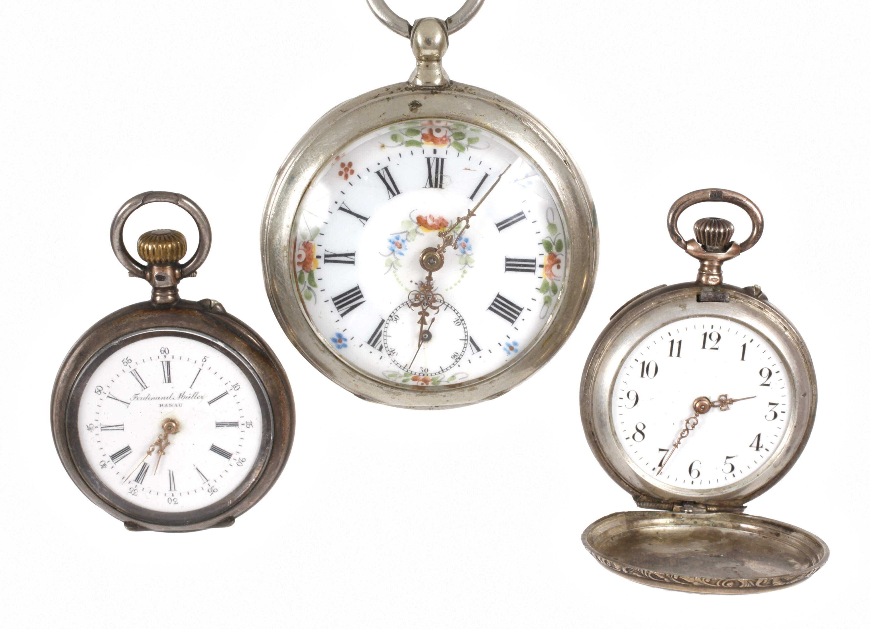 Drei Taschenuhren