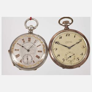 Vier Taschenuhren