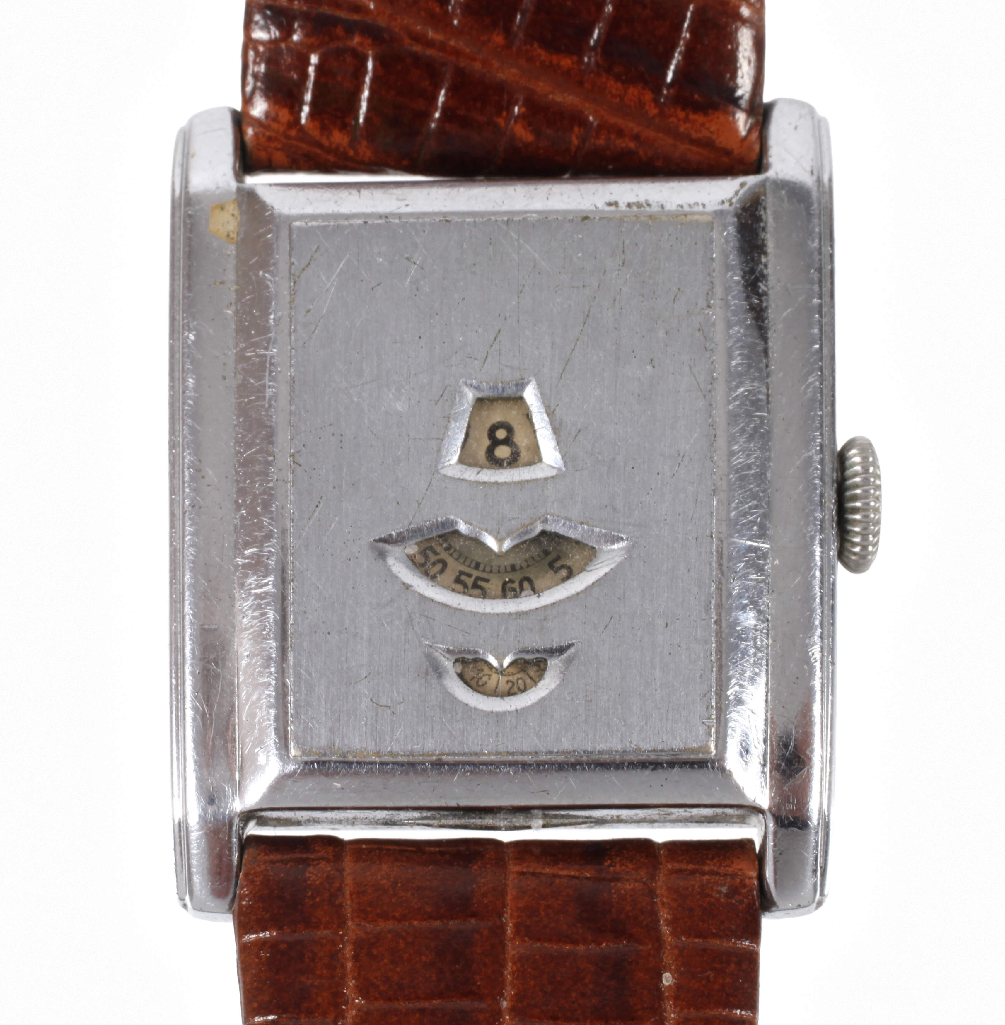 Digitaluhr mit springender Stunde