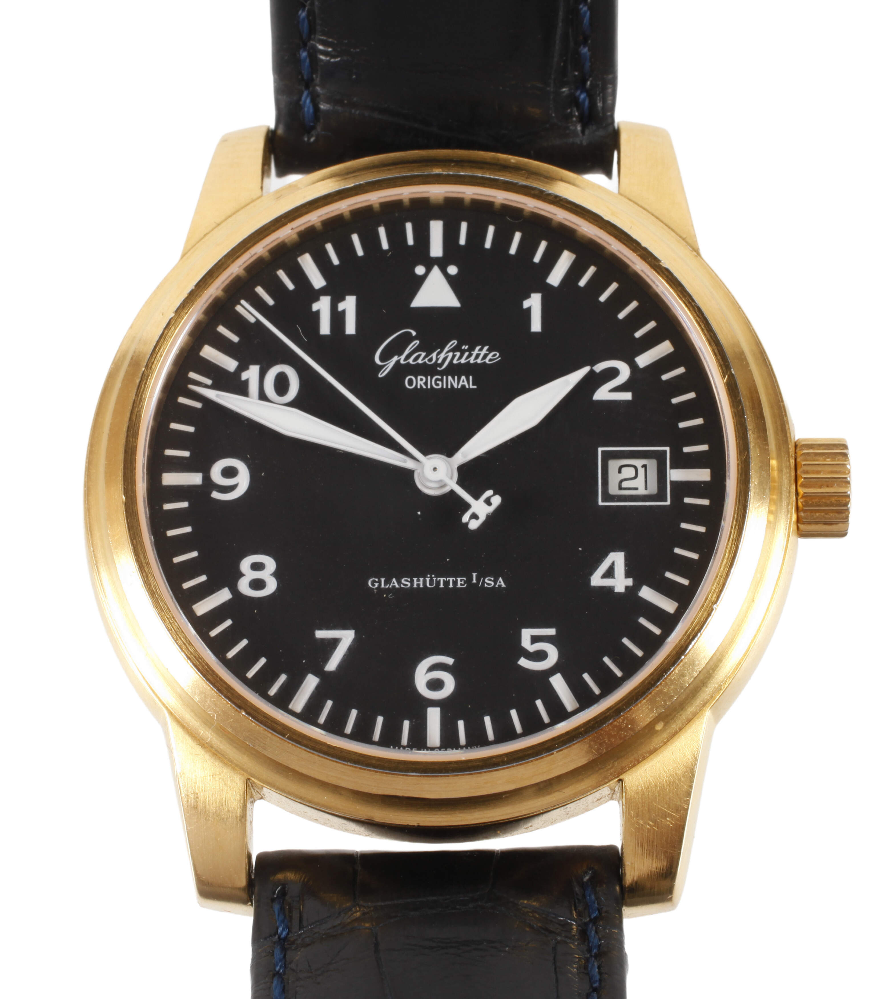 Herrenarmbanduhr Glashütte Original Senator Navigator