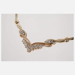 Collier mit Brillanten