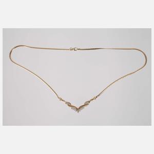 Collier mit Brillanten
