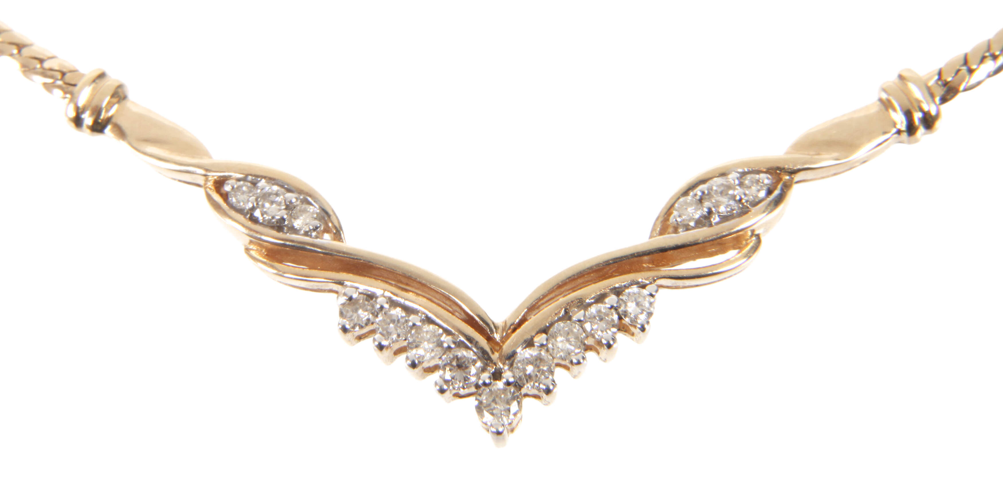 Collier mit Brillanten