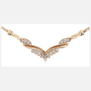 Collier mit Brillanten