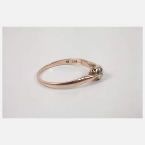 Damenring mit Diamant