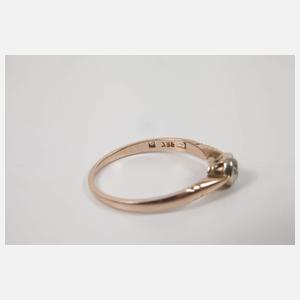 Damenring mit Diamant