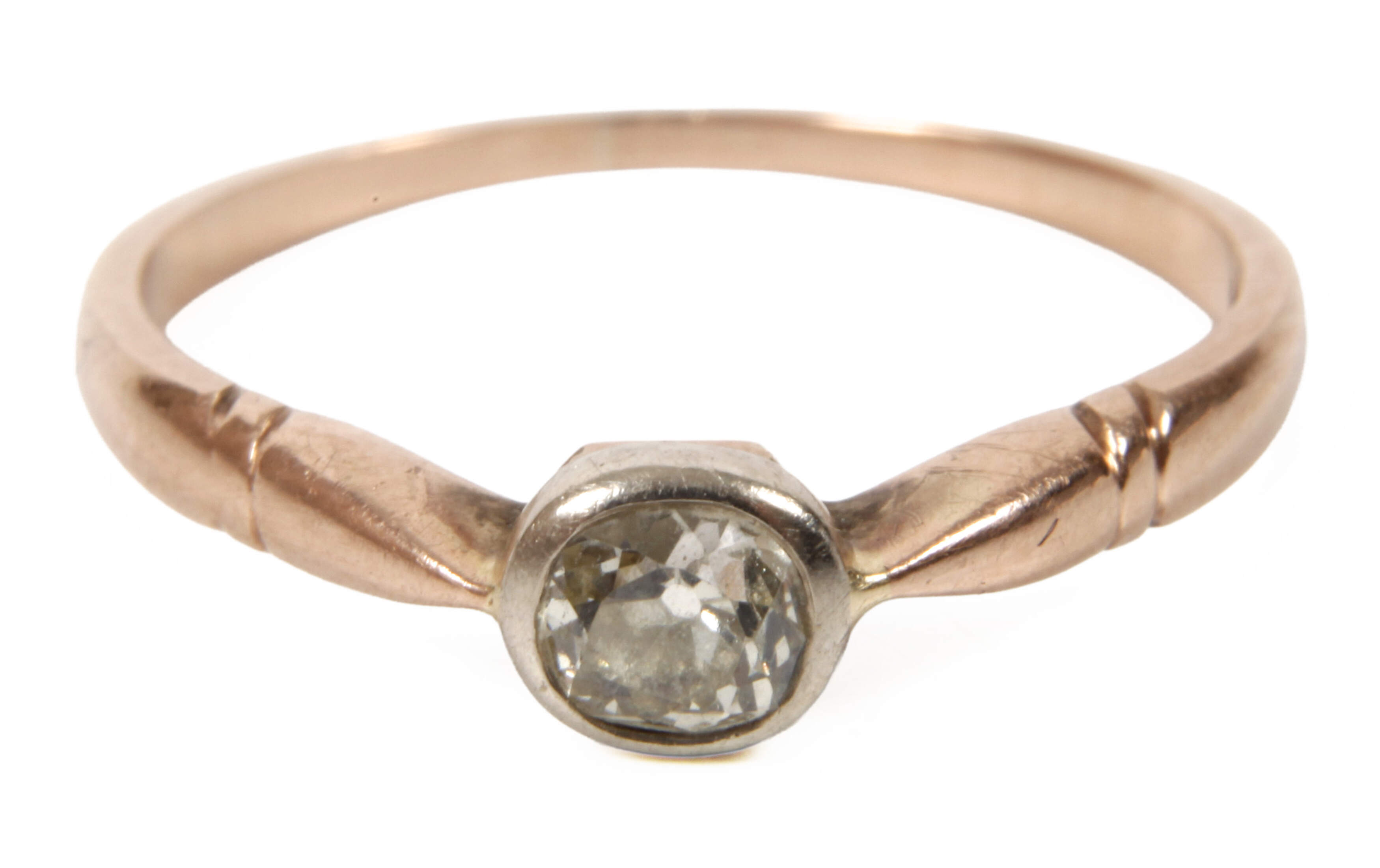 Damenring mit Diamant