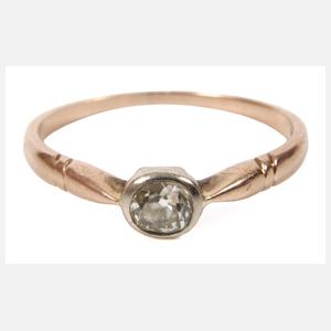 Damenring mit Diamant