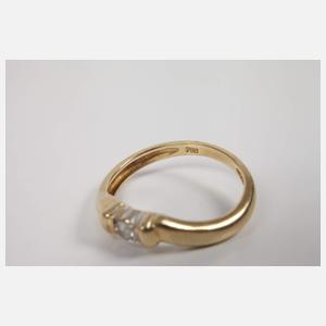 Damenring mit Brillant