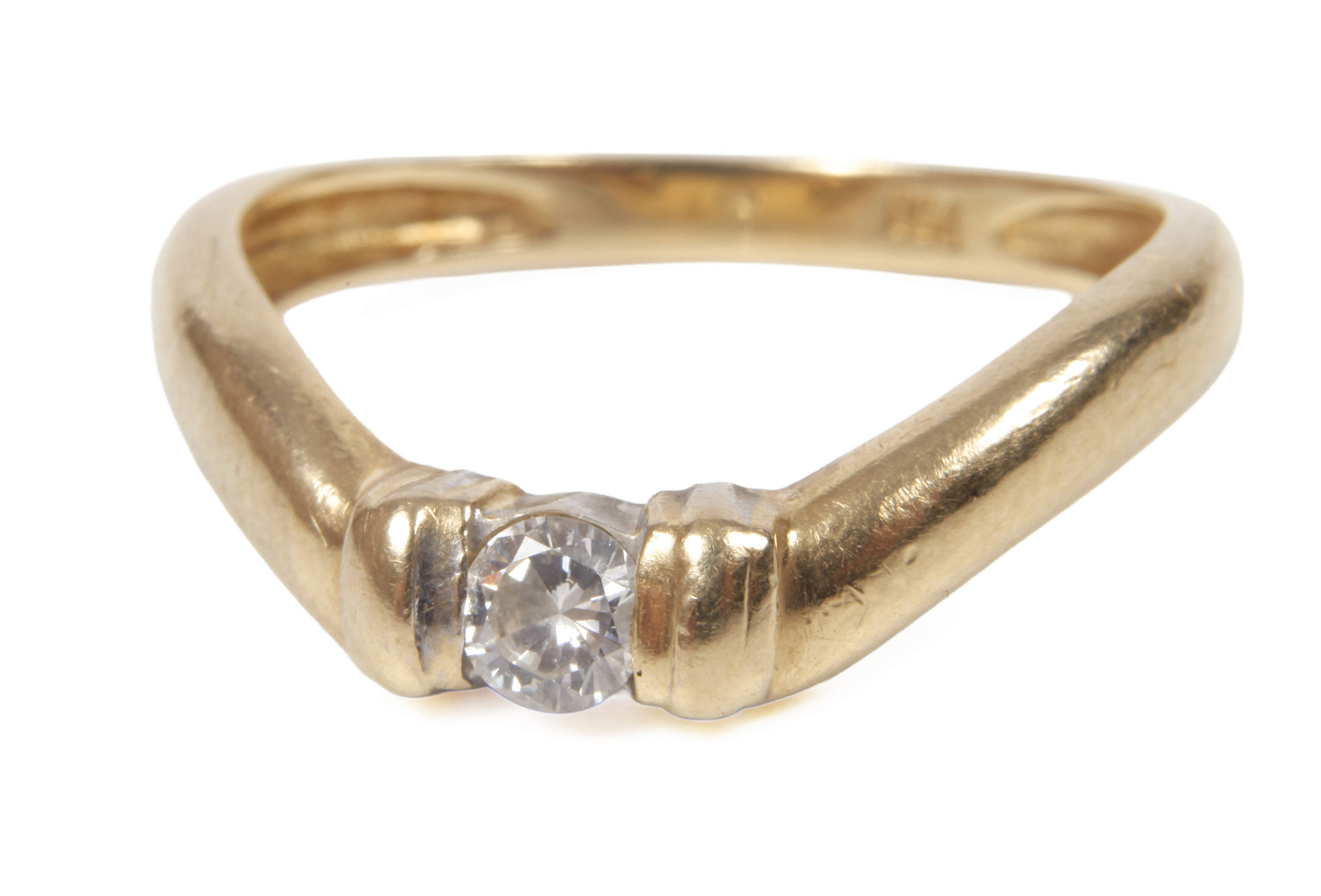 Damenring mit Brillant