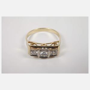 Damenring mit Brillanten