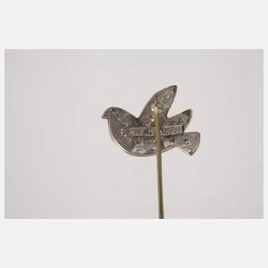 Reversnadel mit Friedenstaube