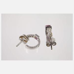 Paar Platinohrstecker