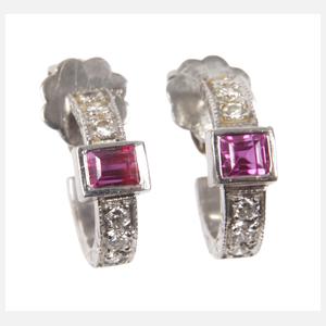 Paar Platinohrstecker