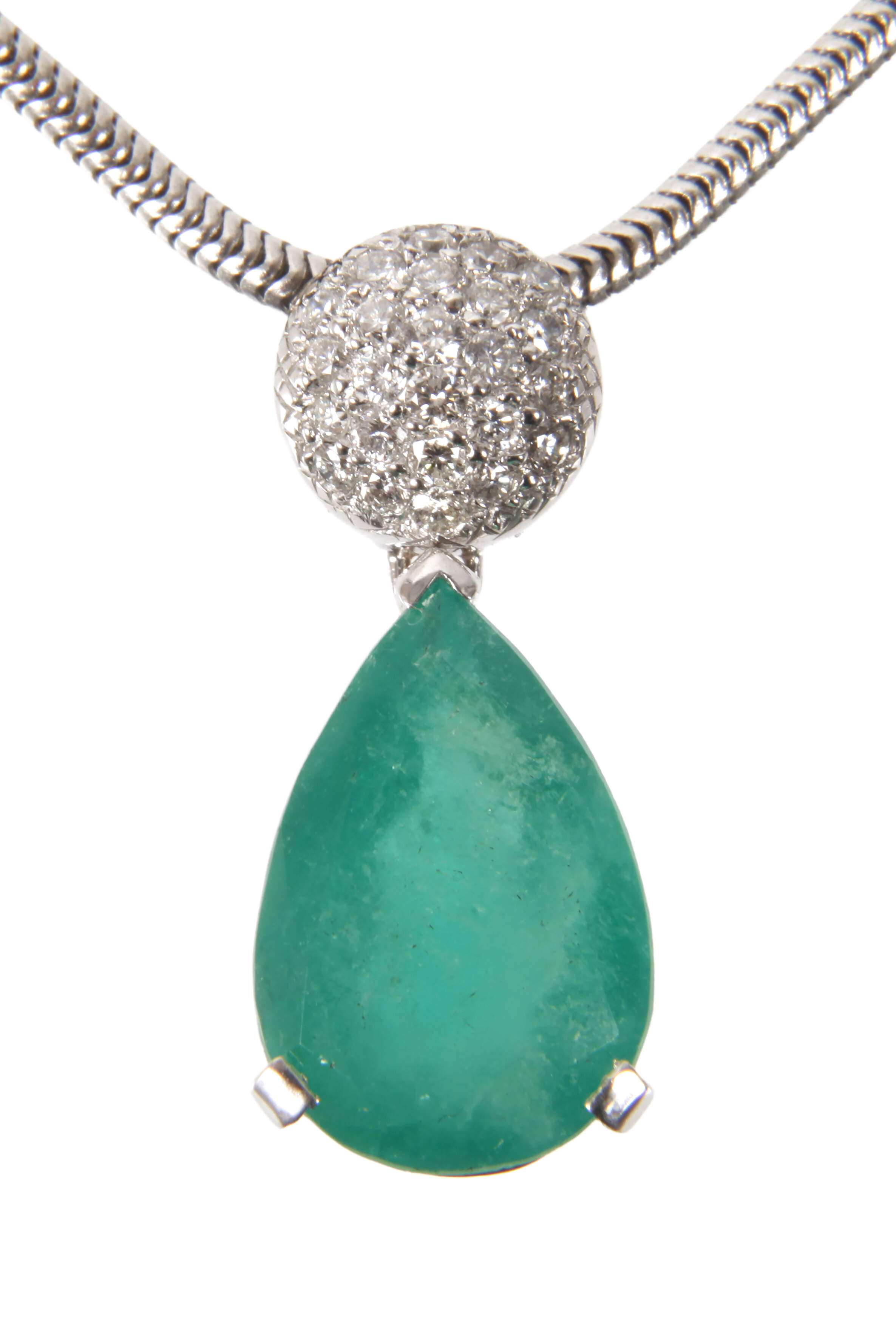 Anhänger mit Smaragd und Brillanten