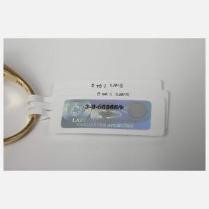 Prächtiger Ring mit Brillanten und Smaragden