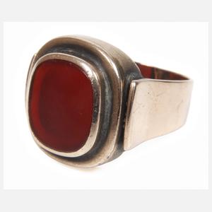 Herrenring mit Karneol