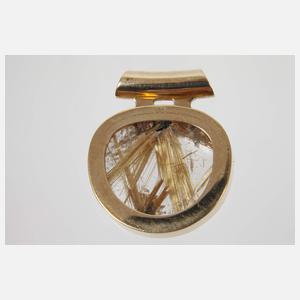 Designanhänger mit Rutilquarz