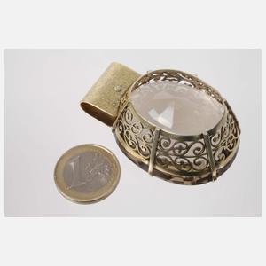 Großer Anhänger mit Rauchquarz