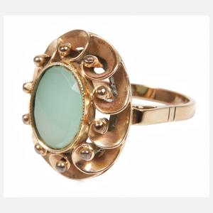 Damenring mit Chrysopras