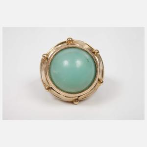 Damenring mit Chrysopras