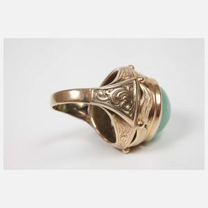 Damenring mit Chrysopras