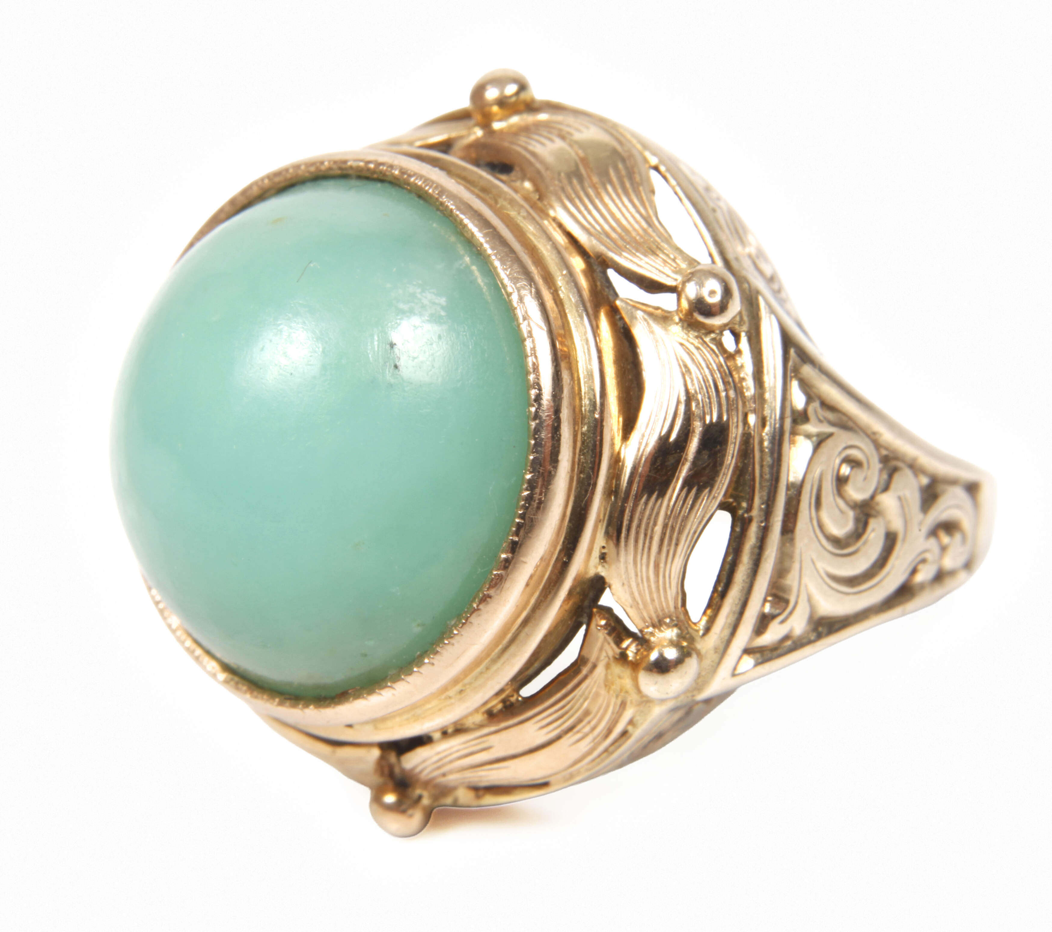 Damenring mit Chrysopras