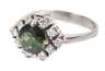 Damenring mit Turmalin und Brillanten