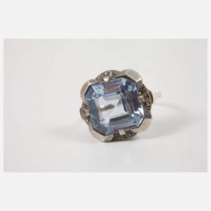 Damenring mit Steinbesatz